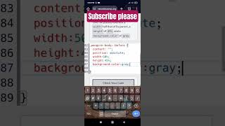 CSS Transformation by building a Penguin step40-41 #ytshorts#youtubeshorts#freecodecamp #htmlcss