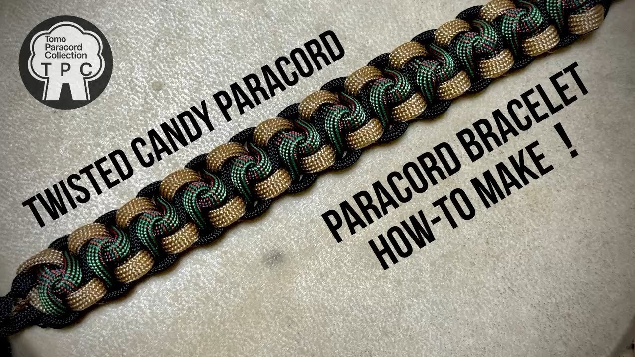TWISTED CANDY PARACORDBRACELET HOW-TO MAKE！ねじり飴模様のパラ