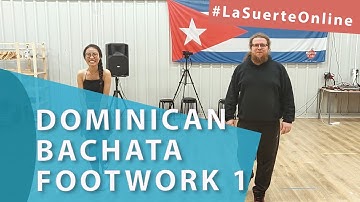 Dominican bachata footwork 1 - Intermediate Sequence