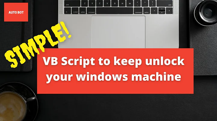 VB Script to keep unlock your windows machine