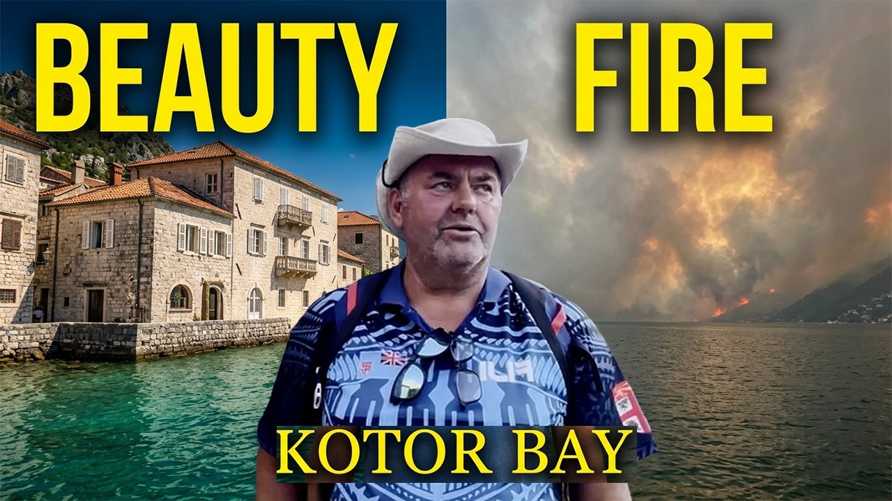 Sailing KOTOR Bay: Old Town, Mussels & Wildfire Smoke