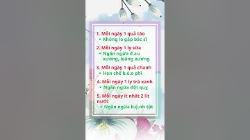 5 lời khuyên vàng của bác sĩ dành cho bạn #shorts