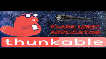 How To Make Flash light app in thunkable
