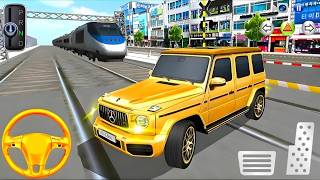 New Golden Mercedes G Wagon Vs Bullet Train - 3D Driving Class 2026 - Best Android & iOS gameplay screenshot 5