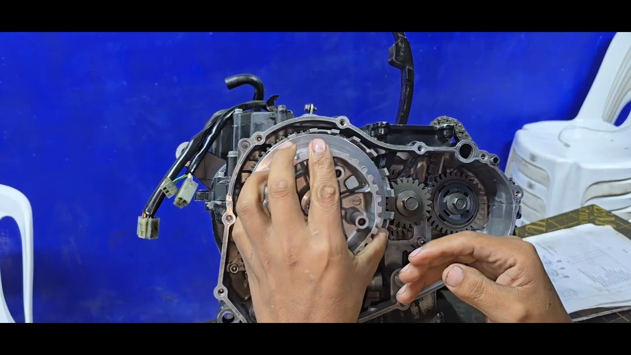 Armado del embrague yamaha R3