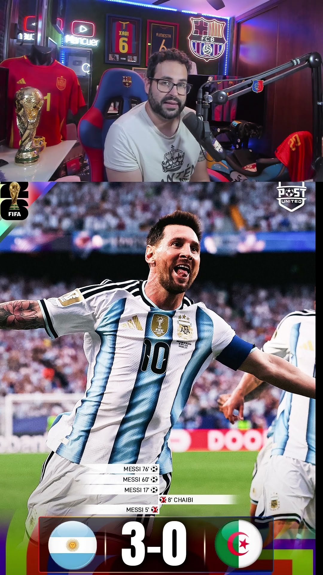 Argentina presenta su candidatura #argentina🇦🇷 #messi #leomessi #mundial #worldcup #shortvideo