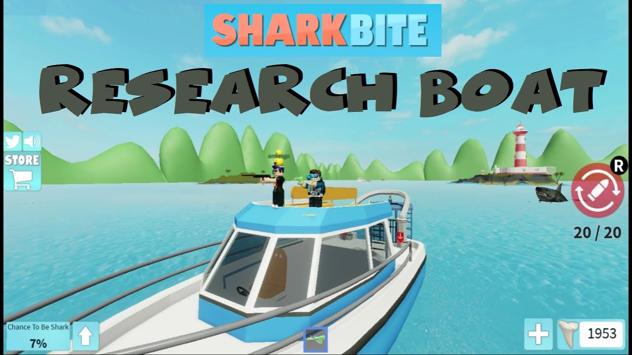 Sharkbite Shark Week 2020 Checking Out The Research Boat And Shortfin Mako Shark Youtube - roblox sharkbite shark week