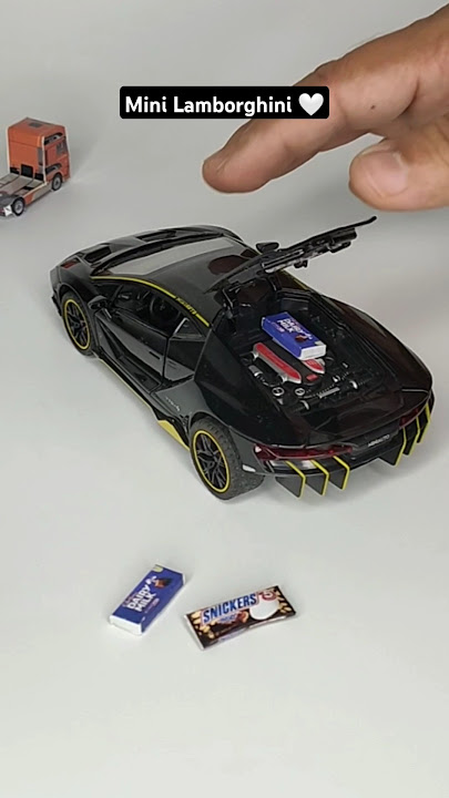 Mini LAMBORGHINI in Black 🖤 #diecast #automobile #lamborghini #cars #shorts