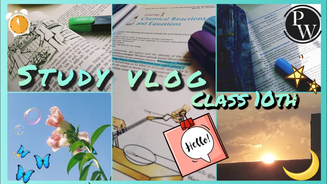 "From Procrastination to Productivity: My Study Vlog" || class 10 study vlog || study vlog class ...