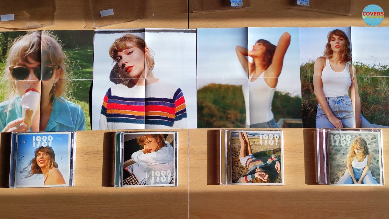 Taylor Swift - 1989 (Taylor's Version) / cd unboxing 4 versions with  posters / 