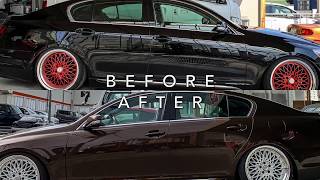 レクサスGS 全塗装 &  SSRフォーミュラメッシュホイール塗装　ーーヒラバンショートムービー vol.022