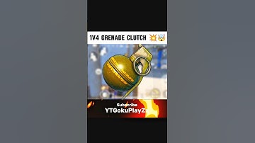 INSANE 1 vs 4 GRENADE CLUTCH! #bgmi #viralshort #trendingshorts #shortvideo #shortsfeed #shorts
