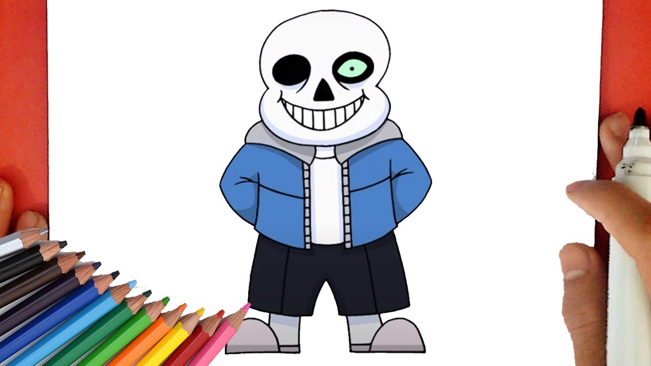 How to Draw Sans | Undertale - YouTube