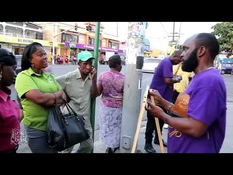 Bishop Nathanyel and Deacon Labachaa shut down Black loud mouth woman in Jamaica #iuic #viral