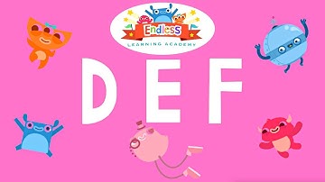 Endless Learning Academy | Endless Uppercase Alphabet with DEF | Basic Alphabet Learning