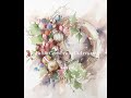 Watercolor/Aquarela - Demo Christmas Wreath/Guirlanda de Natal