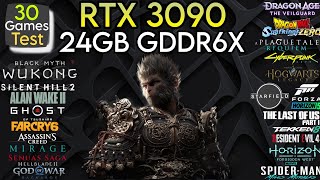 RTX 3090 In Early 2025 - Test In 30 Games - Powerful Flagship Gpu - 2K/1440P