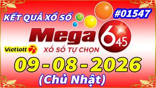 Vietlott MEGA 6/45 Lottery Results August 9, 2026 – Vietlott 6/45 – Draw #01547 – VIETLOTT screenshot 4