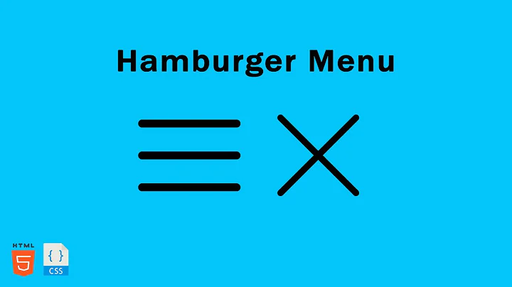 Transforming Hamburger Menu - Animated Toggle Menu Effect  With Using HTML & CSS