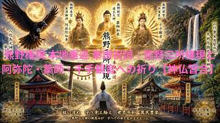 熊野権現 本地垂迹祝詞｜熊野三所権現と阿弥陀・薬師・千手観音への祈り【神仏習合】