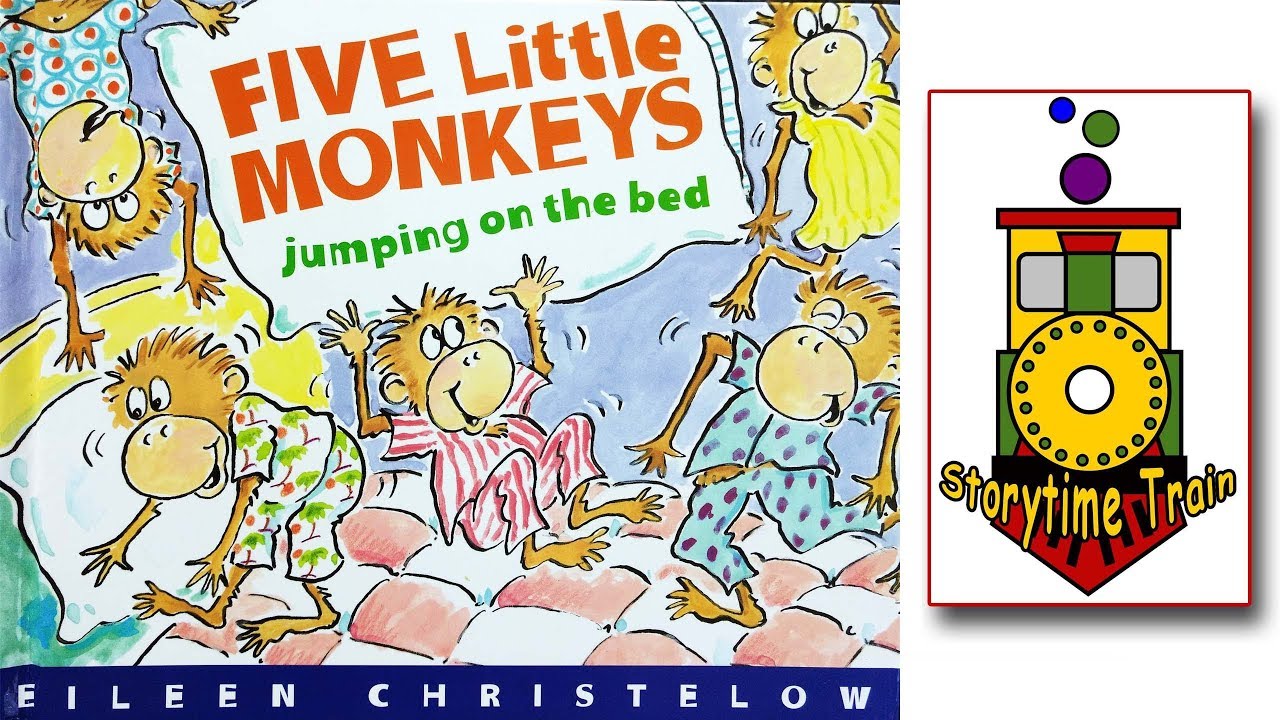 Five Little Monkeys Jumping on the Bed (animated) | Kids Books