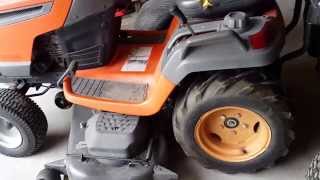 Husqvarna / Craftsman riding mower rear tire upgrade