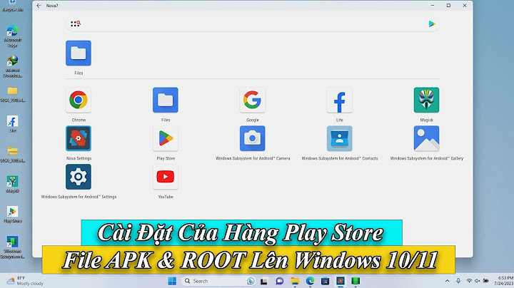 Hướng dẫn cài android cho win 10