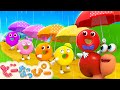 【うた】あめ　あめ☔️ふらないで｜雨の日｜Rain Rain Go Away｜人気童謡｜色｜赤ちゃんが喜ぶ｜知育｜子どもの歌｜どーなっぴー