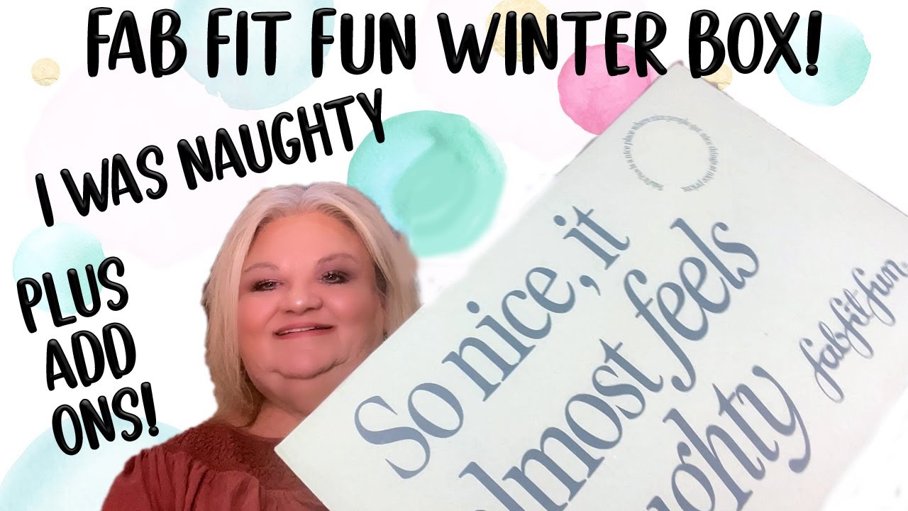 FAB FIT FUN WINTER BOX  PLUS ADD ONS  ETC