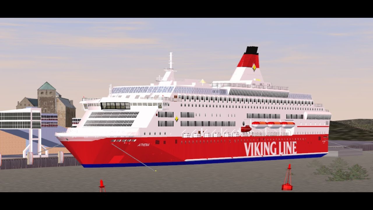 VSF Viking Line Athena Stockholm to Turku via Mariehamn last voyage in ...