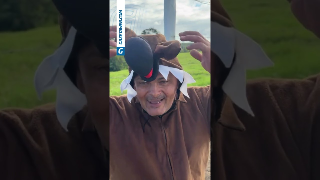 Homem que passou cinco dias vestido de vaca ganha tratamento dentário de Carlinhos Maia