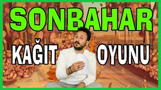 SONBAHAR BÖYLE GEÇER | Sonbahar Kağıt Oyunu | Okul Öncesi ve İlk Okul Şarkılar | Burak Onurlu Resimi