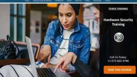 Hardware Security Training 2019 ‐ Tonex.Com