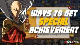 HOW TO GET SPECIAL ACHIEVEMENTS  |  ONE PUNCH MAN: THE STRONGEST screenshot 5