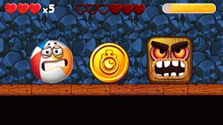 RED BALL 4: BALL FRIENDS BEACH BALL PLAYTHROUGH ALL LEVELS (61-75) VOLUME 5 GOLD CLOCKS GAMEPLAY screenshot 1