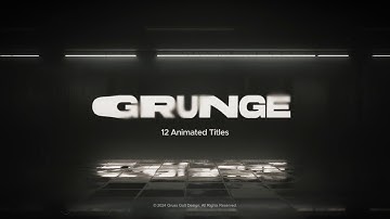 Grunge Title Animation - After Effects Template