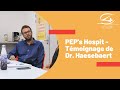 Ref:F4-8mtAtzJA Pr�sentation pep's hospit - t�moignage du dr. haesebaert