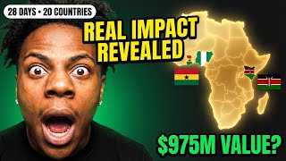 Ishowspeeds Africa Tour 28 Days, 20 Countries The Real Impact