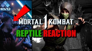 Mortal Kombat 1 REPTILE REACTION + Crowd Reaction at Evo 2023