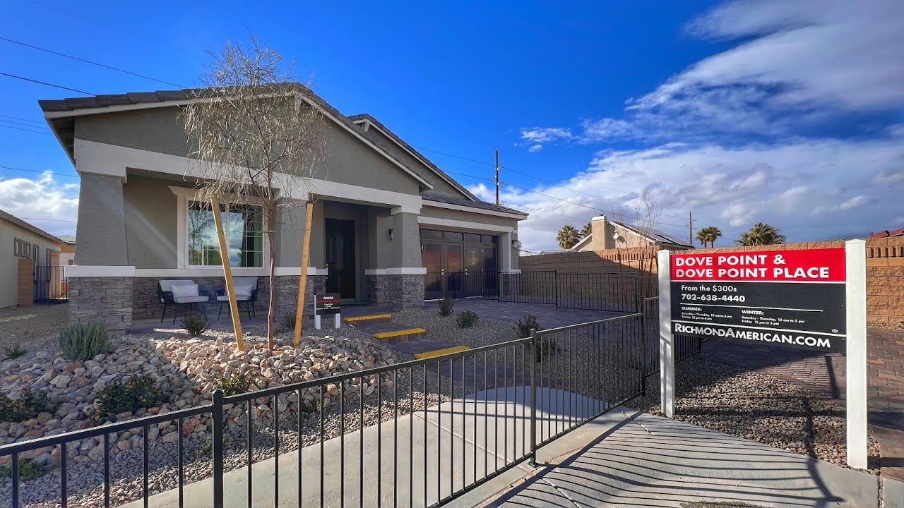 New Las Vegas Homes For Sale 2023 Model Tour Anika Dove Point