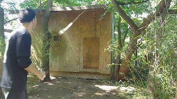 TRICK SHOTS HITTING A MOVING TARGET WITH NINJA STAR (SHURIKEN)