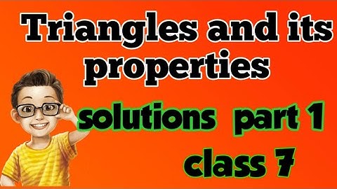 Maths class 7 || Triangle and its properties ||ICSE|| @sckidsclasses