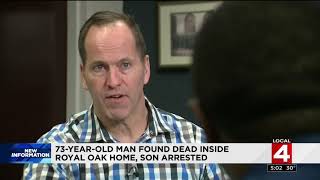 Man found dead inside Royal Oak home, son arrested