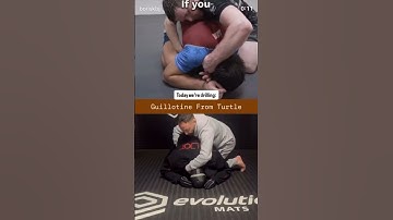 Guillotine Choke From Turtle ​ ⁨@rollbotbjj @TylerSpangler