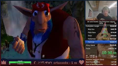 Jak and Daxter: The Precursor Legacy 100% Speedrun in 1:58:28