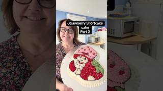 Today I’m decorating a Strawberry Shortcake cake using @wilton cake tin #cake #nostalgia