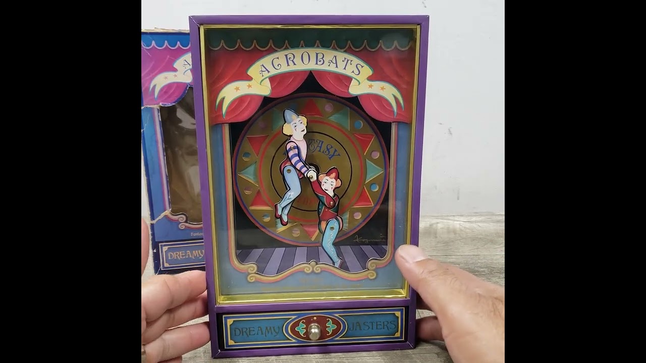 This Vintage Koji Murai Precious Music Box Is Incredible! Acrobats
