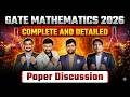 GATE Mathematics Paper Discussion 2026 - Complete GATE Questions Paper Solution | IFAS
