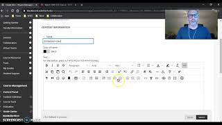 Insert embedded video in Blackboard