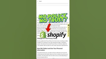How To Add a Privacy Policy Page in Shopify FAST (2025 Tutorial) #shopifytips #shopifytutorial